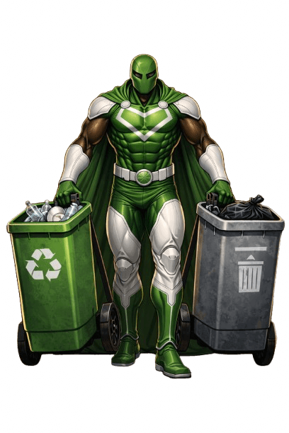 Image of a borlaman superhero